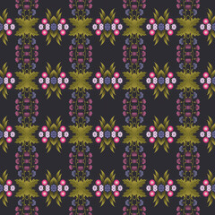 seamless pattern with flowers