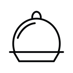 Cloche  line icon , vector, pixel perfect, illustrator file 
