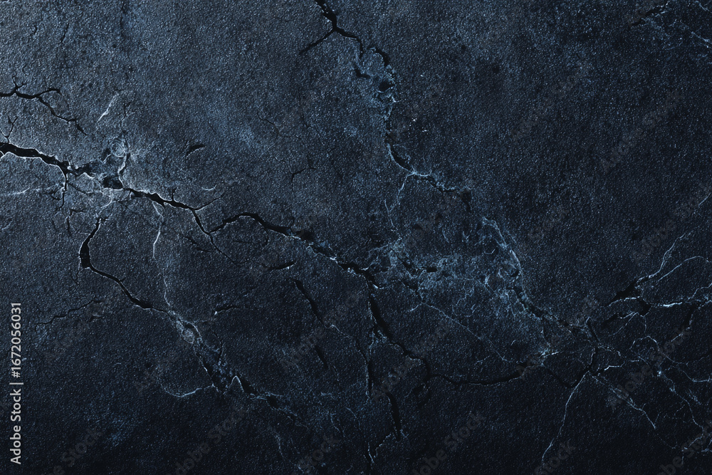 Poster dark textured surface with cracks and crevices a detailed background image