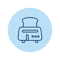 Bread Toaster pentaglow , vector, pixel perfect, illustrator file 
