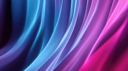 Fototapeta premium Abstract vibrant flowing lines of blue and pink