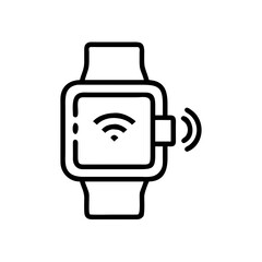 Wearable Tech Icon for Smart Devices, Fitness, and Modern Technology