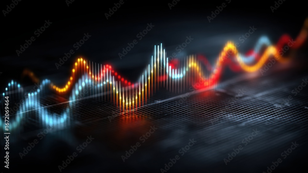 Aufkleber comprehensive graph representation of market data with multi-currency fibonacci timing overlays for 