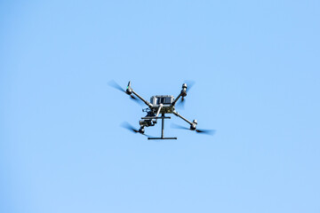 Drohne zur Vermessung stillgelegter Gleise