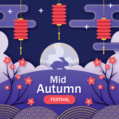 Happy Mid Autumn Festival Celebration