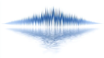Captivating sound wave visualization depicting quantum calibrated leg irregularity detection technology in motion
