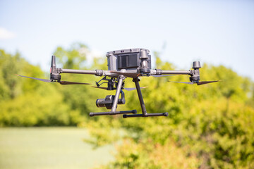 Drohne zur Vermessung stillgelegter Gleise © Dominik Rueß