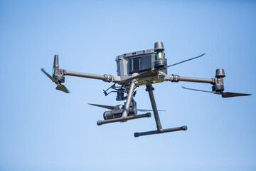 Drohne zur Vermessung stillgelegter Gleise © Dominik Rueß