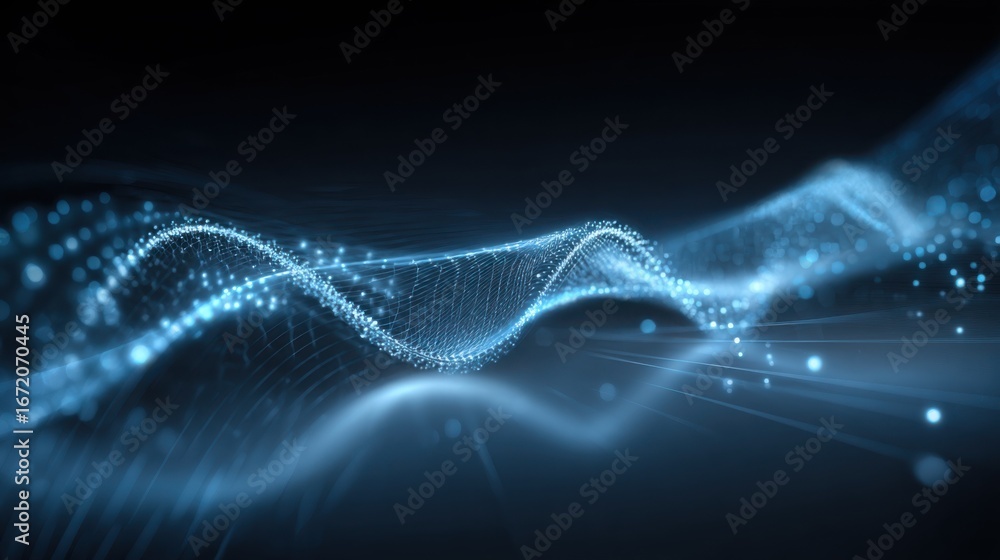 Poster intricate dna molecule representation illustrating genetic structure and quantum resonance in mappin