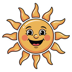 sun cartoon character