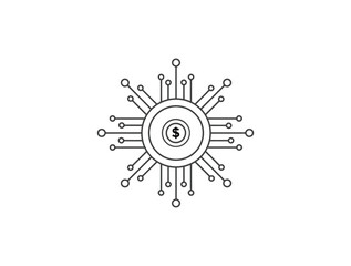 Initial coin offering launch representing cryptocurrency investment finance and new business