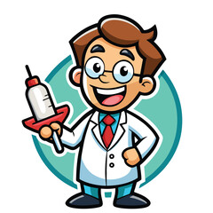 design logo icon vector cartoon character mascot doctor