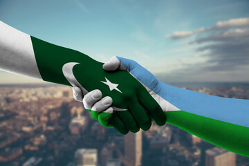 Shaking hands Pakistan and_Djibouti