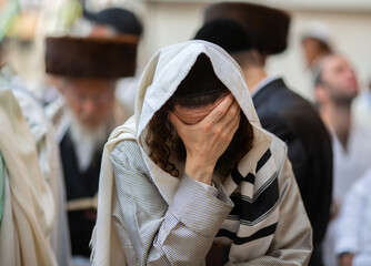 The jew near Western Wall