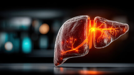 Obraz premium Detailed illustration of human lung showcasing intricate vascular structures illuminated with glowing effect. This medical representation highlights importance of lung health and anatomy