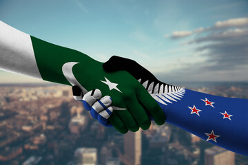 Shaking hands Pakistan and_New Zealand