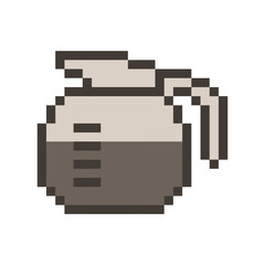 coffee drink retro pixel art