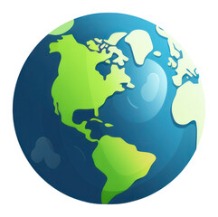 Fototapeta premium PNG Earth planet globe space.