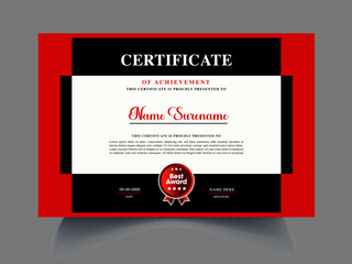 Modern Creative Certificate Of Appreciation. Certificate Design Template