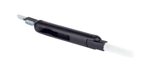 multitool for cleaning headphones folded, isolated from the background	