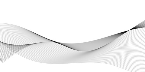 Background with technology business wavy curve lines. Abstract background with wave curve lines sound, voice and ocean. Frequency sound wave line and technology future concept background.	