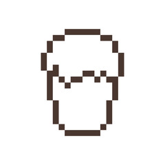 Fototapeta premium cupcake pixel art for your needs