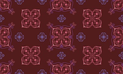 seamless damask pattern