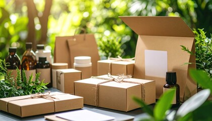 Elegant Display of Essential Oils in a Box with Label Highlighting Natural Aromatherapy Benefits