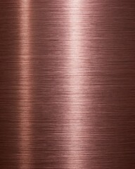A shiny copper brushed metal texture background with a vibrant and abstract pattern, perfect for modern designs and industrial themes, creating a decorative surface