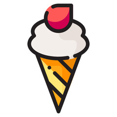 Travel Icon Set. This is lineal color icon style. 