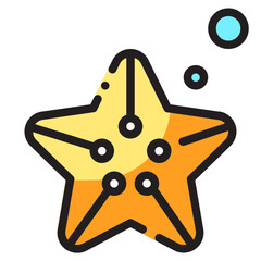 Travel Icon Set. This is lineal color icon style. 