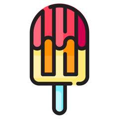 Travel Icon Set. This is lineal color icon style. 