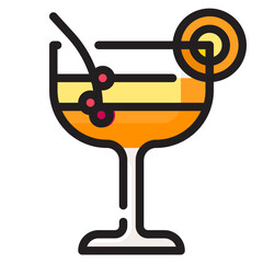 Travel Icon Set. This is lineal color icon style. 