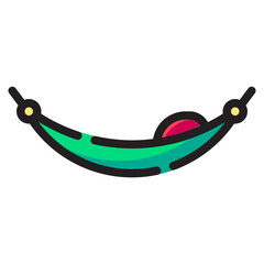 Travel Icon Set. This is lineal color icon style. 