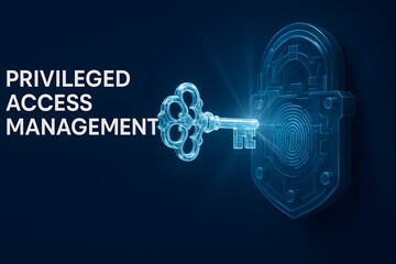 Crystalline Security Key Symbolizing Access Control and Digital Protection