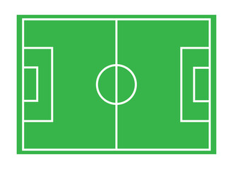 Football field icon collection. line stroke icon. EPS 10