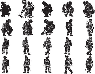 Firefighter Silhouette