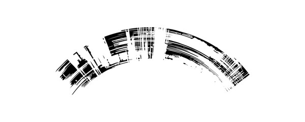 Dry Brush Strokes and Scratches Retro Grunge Background. Distressed Grungy Seamless Pattern Design. eps 10