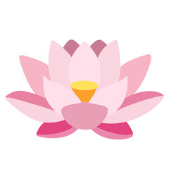 Pink Lotus Flower PNG Transparent Clipart
