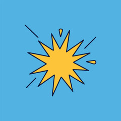 Abstract Particle Wave Explosion Vector