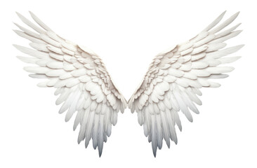 Fototapeta premium PNG Wing angel white bird.
