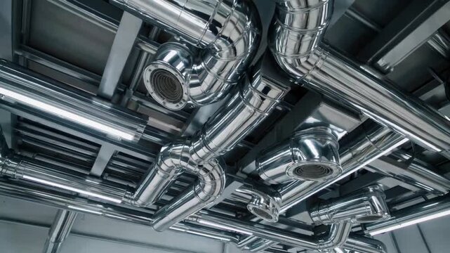 Climate Control Air Distribution Conduits Within Edifice Structure