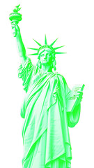 Fototapeta premium PNG Liberty statue sculpture art representation.