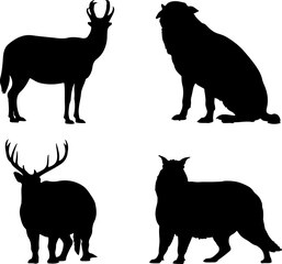 Animal Set Vector Art