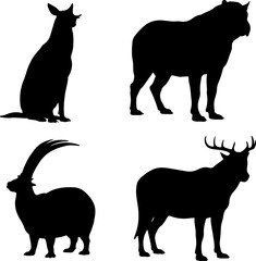 Animal Set Vector Art