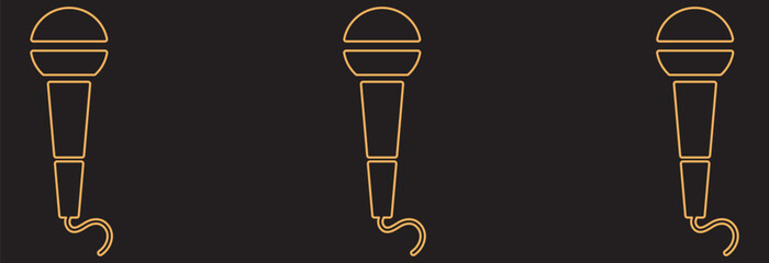 Microphone icon audio recording podcasting symbol, Microphone icon audio recording podcasting symbol eps 10