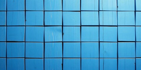 Distressed blue painted wood planks, showing grain and texture, art, style
