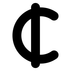 Cedi Icon Vector