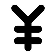 Obraz premium Yen Icon Vector