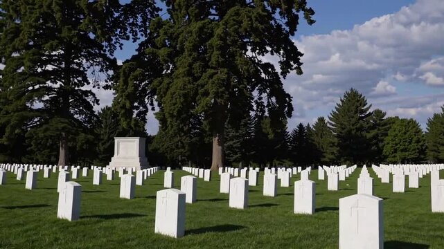 consecrated burial ground for adherents of the Christian faith situated atop verdant turf